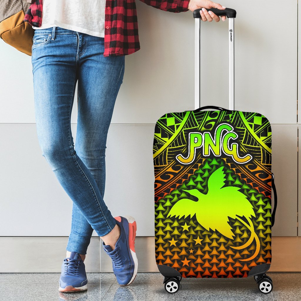 Polynesian Papua New Guinea Luggage Covers - Reggae Vintage Polynesian Patterns Reggae - Polynesian Pride