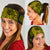 Hawaii Hula Girl Map Hibiscus Polynesian Bandana 3 - Pack - Unique Style Yellow - Polynesian Pride