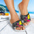 New Caledonia Slide Sandals - Turtle Floral - Polynesian Pride