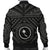 Chuuk Men's Bomber Jacket - Chuuk Seal With Polynesian Tattoo Style ( Black) - Polynesian Pride