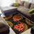 Kosrae Micronesian Area Rug - Gold Plumeria - Polynesian Pride