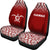 Hawaii Car Seat Covers - Polynesian Turtle Tattoo Fog Red - Polynesian Pride