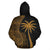 Tahiti Polynesian Custom Hoodie Coconut Gold - Polynesian Pride