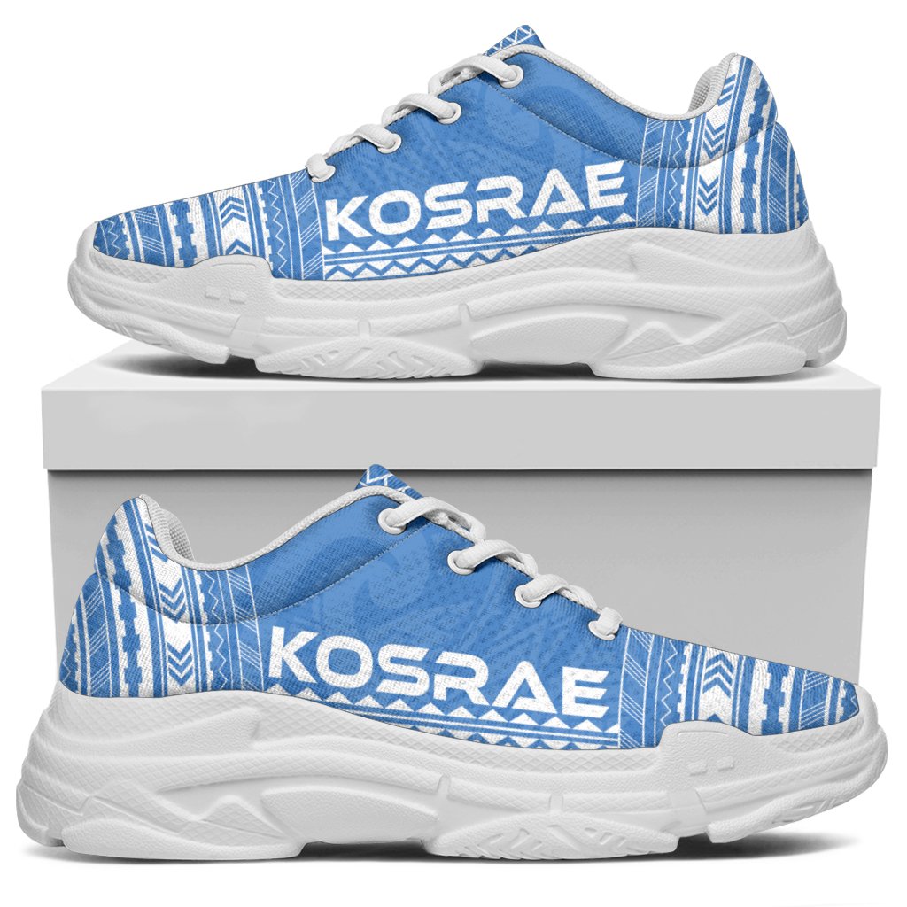 Kosrae Chunky Sneakers - Polynesian Chief Flag Version - Polynesian Pride