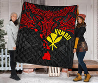 Polynesian Hawaii Premium Quilt - Polynesian Whale Tail - Polynesian Pride