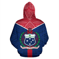 Samoa Hoodie Samoa Coat of Arms Polynesian Tattoo - Polynesian Pride