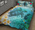 Polynesian Turtle Quilt Bed Set, Plumeria With Hibiscus Quilt And Pillow Cover - Polynesian Pride