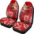 Tonga Car Seat Covers - Red Shark Polynesian Tattoo - Polynesian Pride