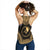 Yap Women's Racerback Tank - Polynesian Chief Gold Version - Polynesian Pride