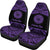 American Samoa Polynesian Car Seat Covers - Pride Purple Version - Polynesian Pride