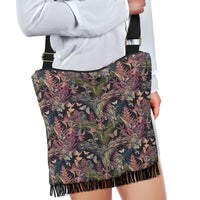 Hawaii Palm Leaves, Tropical Flowers Crossbody Boho Handbag - Polynesian Pride