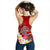 Polynesian Women's Racerback Tank - Turtle Plumeria Red Color - Polynesian Pride