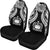 Samoa Polynesian Car Seat Covers Pride Seal And Hibiscus Black - Polynesian Pride