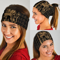 Hawaii King Kanaka Kakau Bandana 3 - Pack - Gold - Polynesian Pride