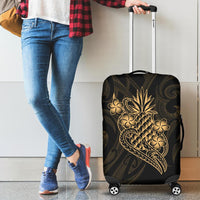 Polynesian Luggage Covers - Gold Pineapple - Polynesian Pride
