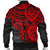 Guam Polynesian Bomber Jacket (Men) - Red Turtle - Polynesian Pride