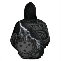 Samoa Polynesian Hoodie Lighting Thunder - Polynesian Pride