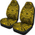 American Samoa Car Seat Cover - American Samoa Coat Of Arms Polynesian Gold Black - Polynesian Pride