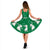 Hawaiian Hula Girls Dance in Green Midi Dress - Polynesian Pride