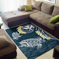 Hawaii Turtle Plumerian Polynesian Rug - Sease Style - Polynesian Pride