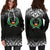 Pohnpei Women's Hoodie Dress - Black Fog Style - Polynesian Pride