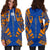 Marshall Islands Hoodie Dress - Polynesian Tattoo Flag - Polynesian Pride