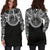 Palau Women Hoodie Dress - Palau Coat Of Arms Polynesian Black Color - Polynesian Pride