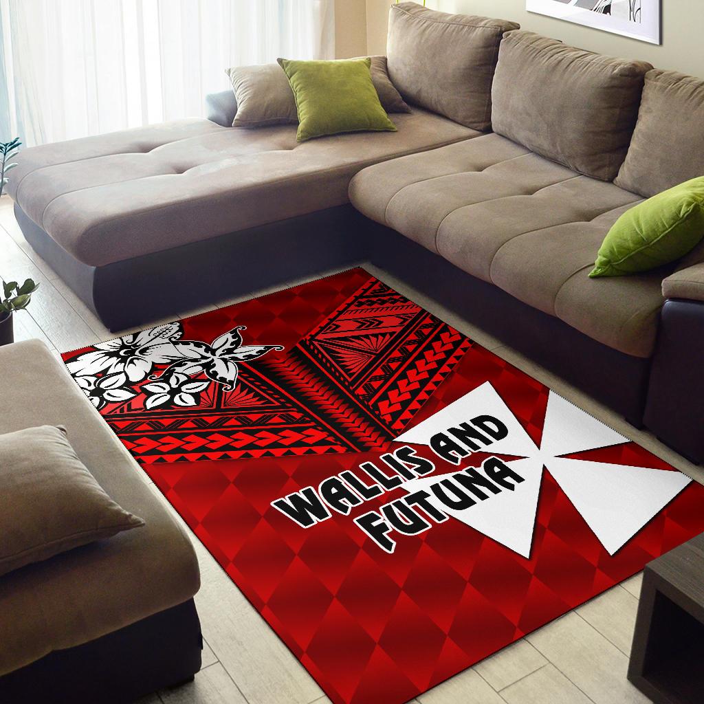 Wallis and Futuna Rugby Area Rug Sporty Vibes - Polynesian Pride