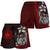 Samoa Polynesian Women's Shorts Red - Turtle With Hook - Polynesian Pride