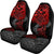 Tonga Polynesian Car Seat Covers - Red Turtle Flowing - Polynesian Pride