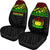 Samoa Custom Personalised Car Seat Covers - Samoa Reggae Coat Of Arms Polynesian Tattoo - Polynesian Pride