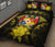 Tonga Polynesian Quilt Bed Set Hibiscus Yellow - Polynesian Pride