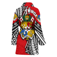 Tonga Rugby Women Bath Robe Polynesian Style Pinwheel - Polynesian Pride