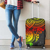 Polynesian Luggage Cover - Polynesian Reggae Turtle - Polynesian Pride