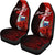 Samoa Polynesian Custom Personalised Car Seat Covers - Coat Of Arm With Hibiscus - Polynesian Pride