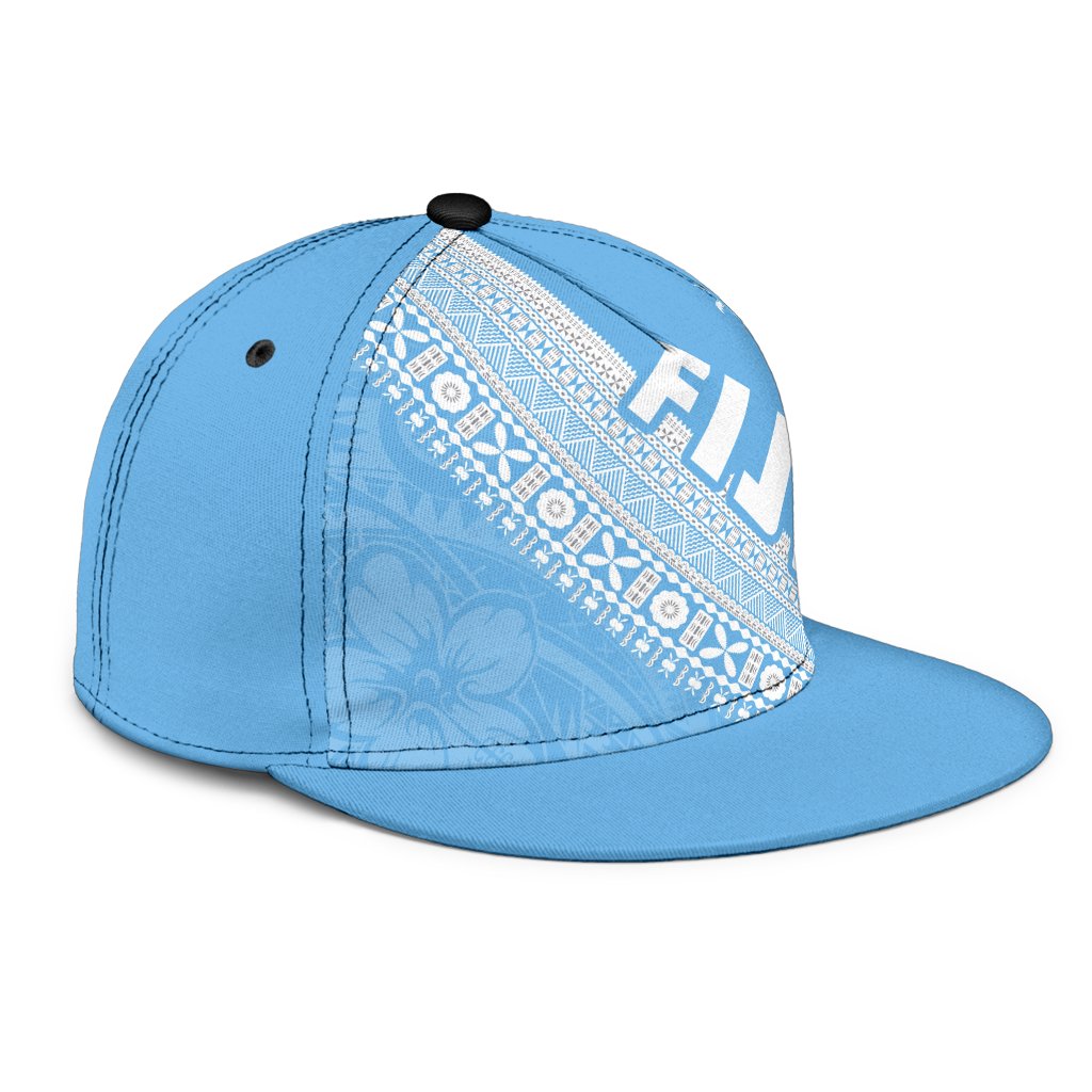 Fiji Tapa Rugby Hat version Style You Win - Blue - Polynesian Pride