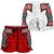 Tonga Women's Short - Polynesian Peak Women Red - Polynesian Pride