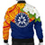 The Philippines Men's Bomber Jacket - Filipino Sampaguita - Polynesian Pride