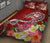 Guam Quilt Bed Set - Turtle Plumeria (Red) - Polynesian Pride