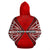 Maori Aotearoa Tribal Roots Hoodie Red - Polynesian Pride