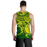 Cook Islands Polynesian Men's Tank Top - Polynesian Turtle - Polynesian Pride