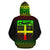 Fiji Polynesian Zip up Hoodie Reggae Frog - Polynesian Pride
