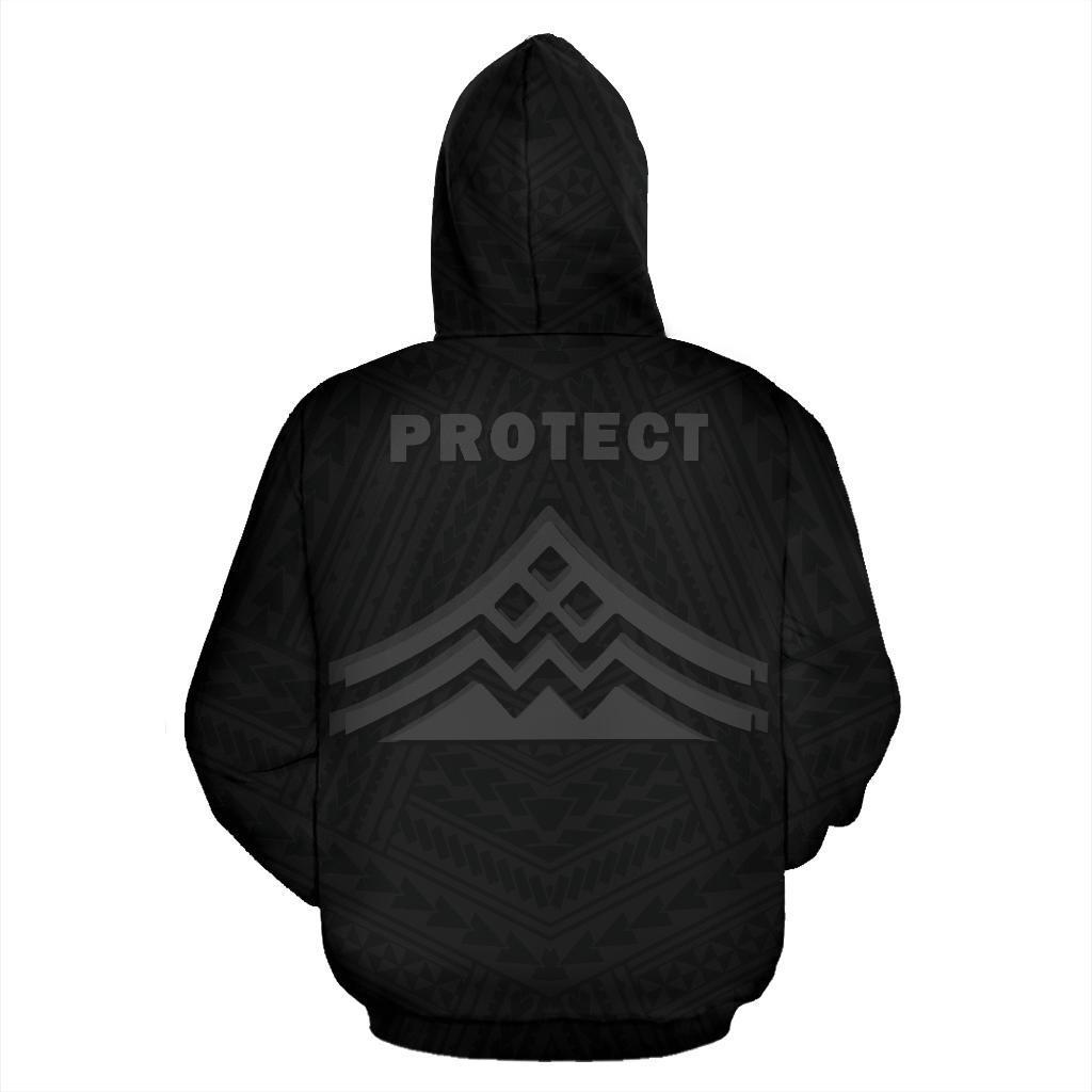 Hawaii Mauna Kea Polynesian Hoodie Grey - Polynesian Pride
