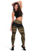 Hawaiian Polynesian Women's Leggings - Gold - Nalis Style - AH Gold - Polynesian Pride