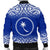 Chuuk Men's Bomber Jacket - Fog Blue Style - Polynesian Pride