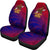 American Samoa Polynesian Car Seat Covers - Bald Eagle (Blue - Red) - Polynesian Pride