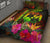 Tonga Polynesian Personalised Quilt Bed Set - Hibiscus and Banana Leaves - Polynesian Pride