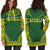 Society Islands Women's Hoodie Dress - Polynesian Flag Chief - Polynesian Pride