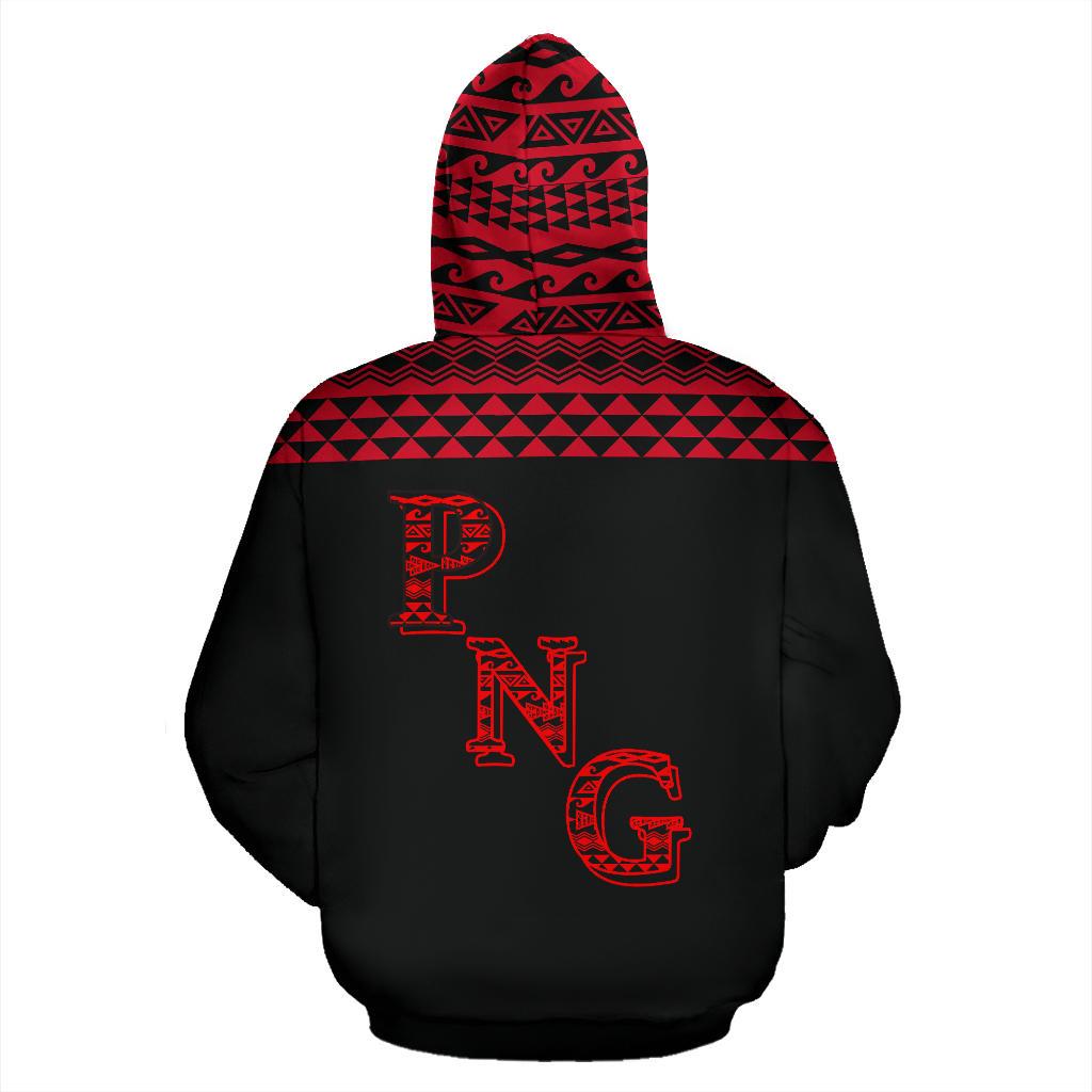 Kanaka Kings All Over Hoodie PNG Flag - Polynesian Pride