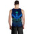 Maori Manaia New Zealand Men Tank Top Blue - Polynesian Pride